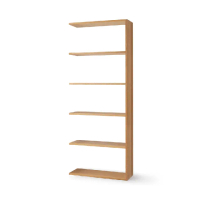 【MUJI 無印良品】自由組合層架/橡木/5層/寬版追加用(大型家具配送)
