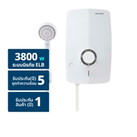 ชาร์ป เครื่องทำน้ำอุ่น รุ่น WH-MD238 WH 3800 วัตต์ สีขาว
