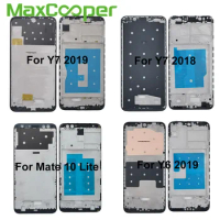 10PCS Good Quality For Huawei Y6 2019/Y7 2018/Y7 2019/Mate 10 Lite Front Housing Middle Frame Bezel Chassis Plate Repair Parts