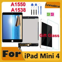 High Quality LCD With Free Glass For APPLE iPad mini 4 A1538 A1550 Touch Screen LCD Display Digitizer Panel Assembly Replace