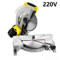 220V 1650W Electric Tool 255mm Multi-function Aluminum Saw Aluminum Wood Cutter Angle Mitre Saw Cutting Machine