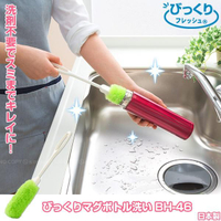 asdfkitty*日本製 SANKO 寬口免洗劑纖維式洗杯刷/洗瓶刷/清潔刷-正版商品
