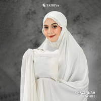 MUKENA TAZBIYA RENDA KHAZZANAH WHITE ALLSIZE