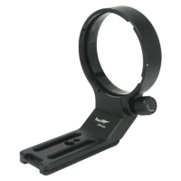 Haoge LMR-N25 Lens Collar Foot Tripod Mount Ring for Nikon AF-S 200-500mm f/5.6E ED VR Lens built-in Arca Stand Base