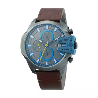 Daniel Klein Jam Tangan Pria Daniel Klein Exclusive DK12352-5 Men Gray Dial Brown Leather Strap