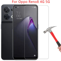screen protector for oppo reno8 4g 5g protective tempered glass on reno 8 opporeno8 safety phone film 6.43 op opo opp appo oppa