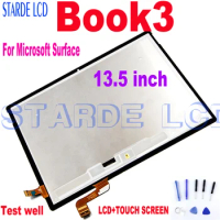 13.5” Original For Microsoft Surface Book 3 LCD Display Touch Screen Digitizer Panel Assembly Surface Book 3 Screen Replacement
