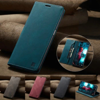 For Xiaomi Redmi Note 10 /Note 10 Pro /Note 10 Pro Max Flip Case Leather Luxury Cover Case Matte Wallet Strong Magnetic &amp; Stand