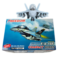 【PowerFalcon】Freedom Q版 美國海軍F/A-18F 超級大黃蜂 海盜旗中隊(162092 雙座型艦載戰鬥機 組裝模型)