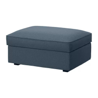 KIVIK 收納椅凳, gunnared 藍色, 90x70x43 公分
