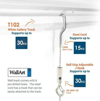 PAKET Ceiling WallArt T102 Hanging System for Ceiling Rail Plafon - Gantungan Foto Lukisan JASA PASA