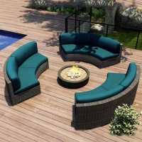 Patio teak furniture sofa set Garden Lounge Chair