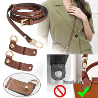 Women Conversion Transformation Hang Buckle Handbag Belts Genuine Leather Strap Crossbody Bags Accessories For Longchamp
