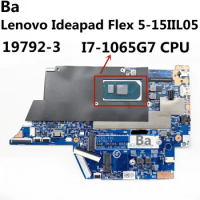 For Lenovo Ideapad Flex 5-14IIL05 Laptop Motherboard LC55-15C 19792-3 Motherboard CPU  I7-1065G7 16GB