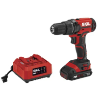 SKIL 20V Cordless 1/2 Inch Drill Driver Kit with 2.0 Ah Lithium Battery &amp; Charger drill motor | USA | NEW