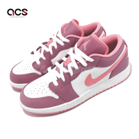 Nike 休閒鞋 Air Jordan 1 Low GS 女鞋 大童鞋 粉 白 Desert Berry 553560-616