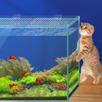 1Pcs Grid Aquarium Isolation Board Fish Tank Divider Set Fish Tank Bottom Tray Separator Plate Filtration Net Cleaning Tools