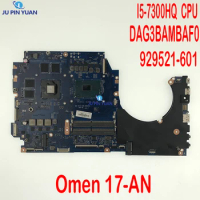 929521-601 934612-601 929521-001 For Hp Omen 17-An Laptop Motherboard DAG3BAMBAF0 with SR32S I5-7300Hq CPU DDR4 100% Tested