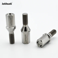 Jntitanti Extended head Gr5 titanium hub bolt M14*1.25*28-65mm for BMW and MiNi