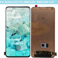 6.7 inches Original Amoled for Realme GT2 Pro LCD Display with touch screen for realme GT 2 Pro lcd RMX3301 lcd RMX3300 Display