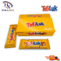 Tofiluk Chocolate Carmel Crunch (DUA JARI) Coklat Arab Saudi 33g X12| 33gX6.