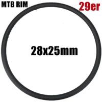 25x28mm Wide 29er XC Mtb Carbon Bicycle Rim 295g Asymmetric Bike Rim MTB Wheel Rim Carbon Mountain Rim Disc Bike rim