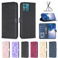 Wallet Flip Case Cover For Motorola Edge 40 Neo MOTO Edge40 Neo X40 Pro 40Neo 3D Lucky Grass Protect Phone Cases Card Slot Coque
