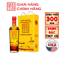 [60N - 500ml] 01 Chai Nước Mắm Tĩn Cá Cơm Ruột Đỏ Độ Đạm 60N Chai Thuỷ Tinh 500ml Nước Mắm Truyền Th