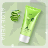 5PCS LAIKOU Aloe Vera Gel Face Cleanser Refreshing ​And Nourish skin Moisturizing Cream Skin Clean Care 50G