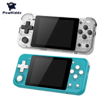 Powkiddy Q90 Handheld Game Player 3.0 inch IPS Screen Open System Retro Game Console Support Type-C Adapter Expandable 128G