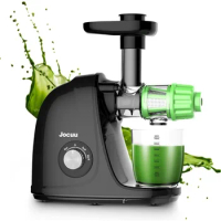 Slow Masticating Juicer with 2-Speed Modes - Cold Press Juicer Machine - Quiet Motor &amp; Reverse Function - Easy to Clean