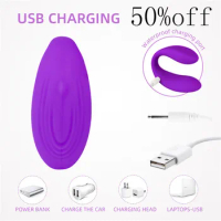Women's Sexy Massage Wireless Vibrator Masturbation Device Couple's Co-Shock Vibration Egg