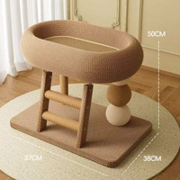 貓抓柱一體貓爬架麻繩攀爬貓窩跳臺日本不占地小戶型貓咪玩具
