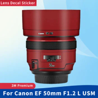 For Canon EF 50mm F1.2 L USM Camera Lens Skin Anti-Scratch Protective Film Body Protector Sticker EF50/1.2 EF 50 1.2 F/1.2 L