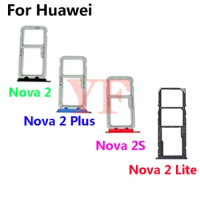 For Huawei Nova 2S 2 Lite plus SIM Card Tray Slot Holder Adapter Socket Repair Parts