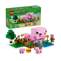 【LEGO 樂高】Minecraft 21268 豬寶寶小屋(當個創世神 電玩 兒童玩具 禮物)
