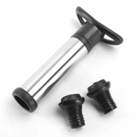 Durable Stainless Steel Vacuum Wine Saver Pump Humanized Design Bottle Stopper Dropshipping