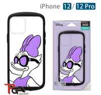 PGA-iJacket iPhone 12/12 Pro 6.1吋 迪士尼 防撞軍規 透明 玻璃殼-黛絲鴨