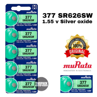 Baterai MURATA 377 SR626SW 1.55 VOLT ORIGINAL BATTERY SILVER OXIDE