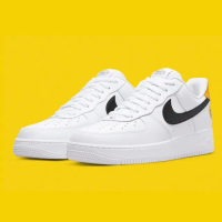 【NIKE 耐吉】休閒鞋 Nike Air Force 1 Have a Nike Day 白黃 黑勾 小雛菊 男鞋 女段 DM0118-100(休閒鞋)