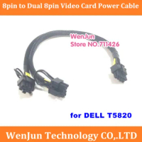 Black Sleeved Server T5820 T5810 T7820 T7920 Server GPU Video Card Power Cable 8pin to PCI-E Dual 8pin(6+2) for RTX2080TI 3080