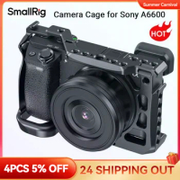 SmallRig A6600 Camera Cage for Sony A6600 Dslr Cage With Cold Shoe and Arri Locating Holes Tripod Shooting Cage Accessory 2493