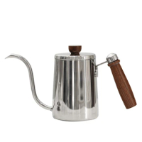 Modern Luxury Stainless Steel Fine Mouth Pot, Long Mouth Household Coffee Pot, Tea Pot, Handmade Coffee Set