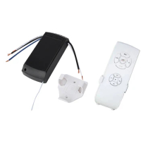 Universal Ceiling Fan Lamp Wireless Remote Control Receiver Kit Three Gears Speed Regulator Timing Switch 110V 220V