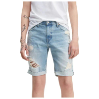 【LEVIS】511 修身 牛仔短褲 復古刷破設計 丹寧休閒短褲(美國平行輸入)
