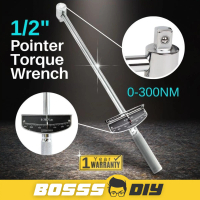 Torque Wrench 1/2 Pointer Type Torque Spanner Tork Wrench Spanner Spanar Buka Tayar Kereta Pembuka T