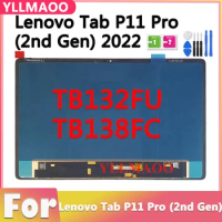 NEW LCD For Lenovo Tab P11 Pro (2nd Gen) 2022 TB132FU TB138 TB138FC LCD Display Touch Screen Digitizer Panel Full Assembly