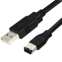 48h出貨丶標準銅線IEEE400 1394 Firewire USB AM轉6P線USB轉1394音效卡連接