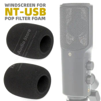 2PCS For RODE NT-USB Windshield Pop Filter NT USB Windscreen Microphone Sponge Mic Foam NTUSB Windproof Cover Noise Shield