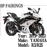 For Yamaha YZF R3 Fairings Kit Fit YZF R25 2019 2020 2021 Bodywork Fairing R3 2019 2020 2021 2022 2023 set White